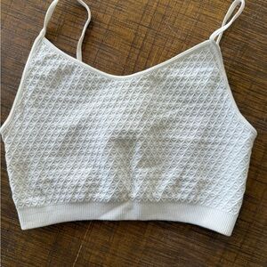 Nikibiki White Textured Bandeau